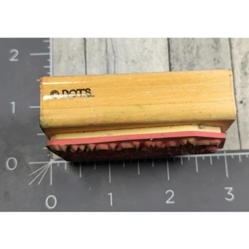 Dots School Days Best Friend Like You Rubber Stamp Wood #i97